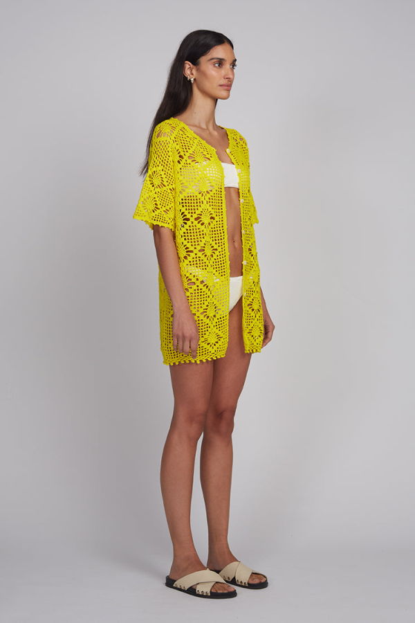 ELEVEN SIX Violet Crochet Cover-Up