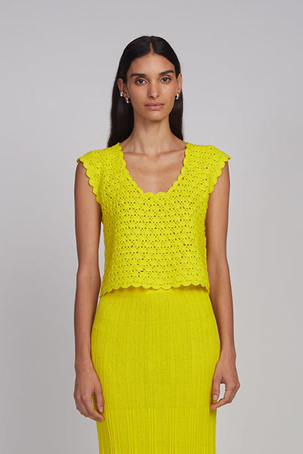ELEVEN SIX Zaria Crochet Top