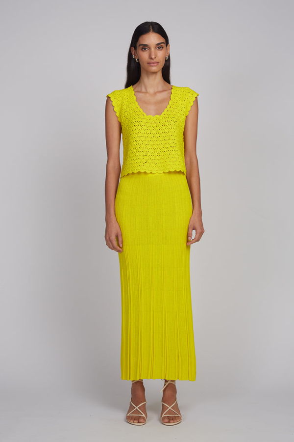 ELEVEN SIX Zaria Crochet Top