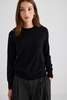 Laing Home Sam Cashmere Crew - Black - Thumbnail 3