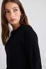 Laing Home Sam Cashmere Crew - Black - Thumbnail 5