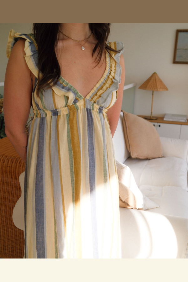 harly jae Milos Dress - Parasol Stripe