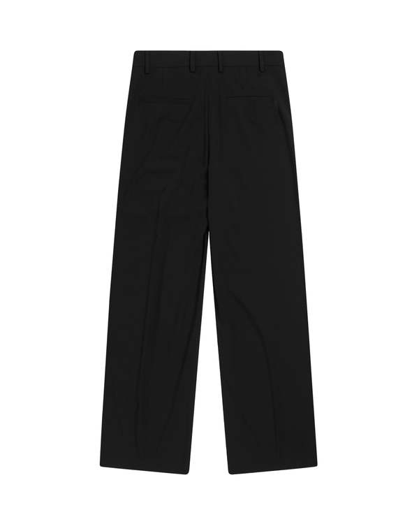 KROST Eco Double Pleated Trouser - Black