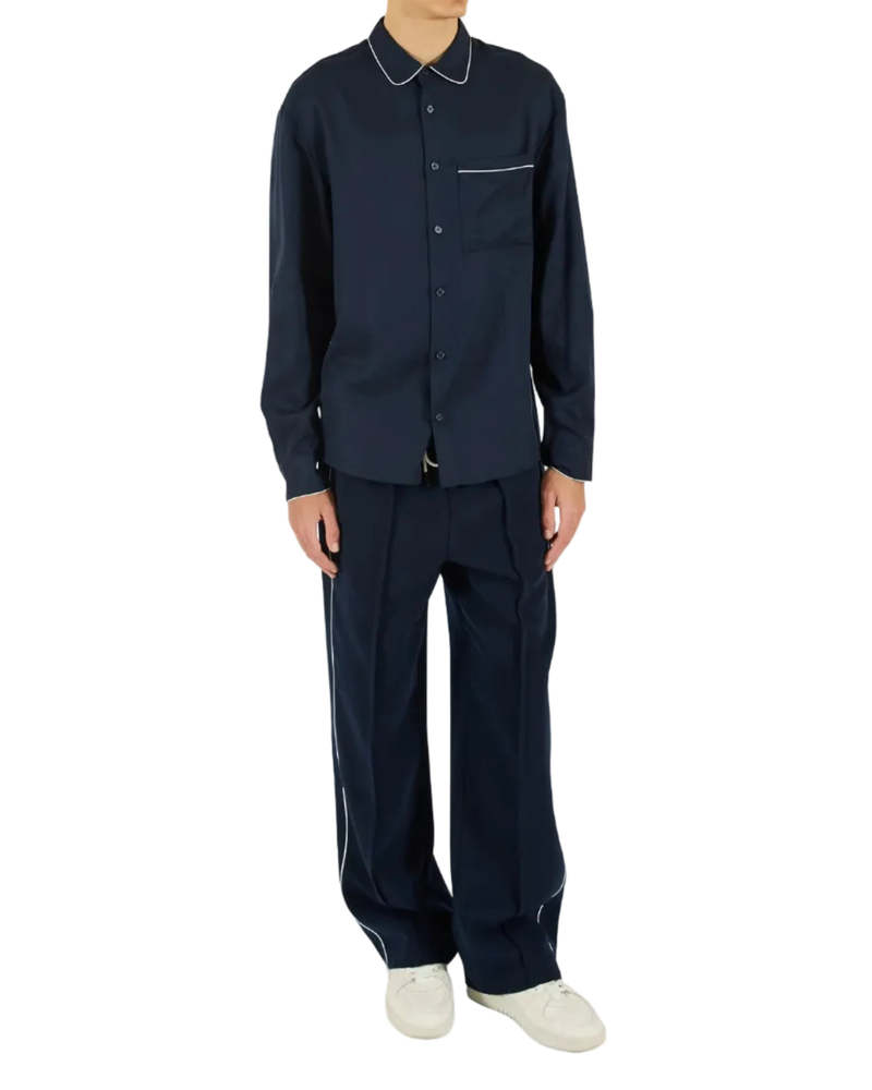 KROST Piping Track Pant - Navy