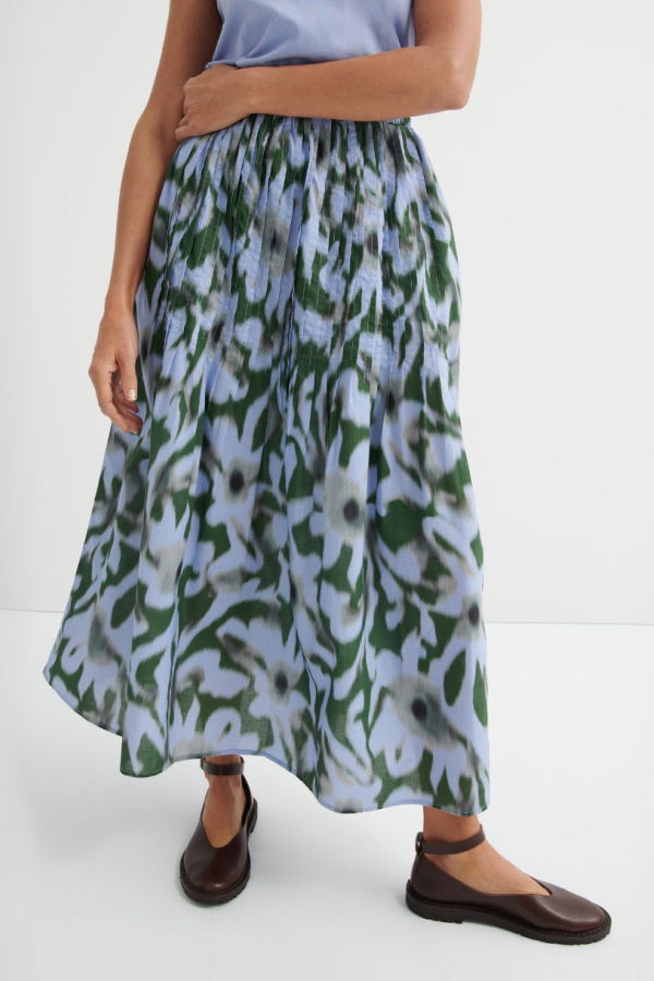 Kowtow Poet Skirt - Misty Floral