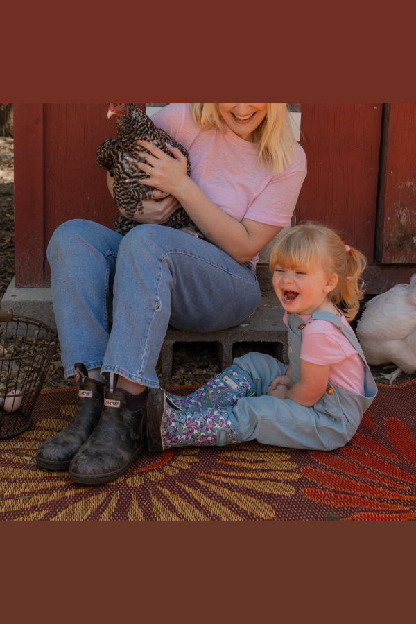 Mad Mats Daisy Rug - Rust