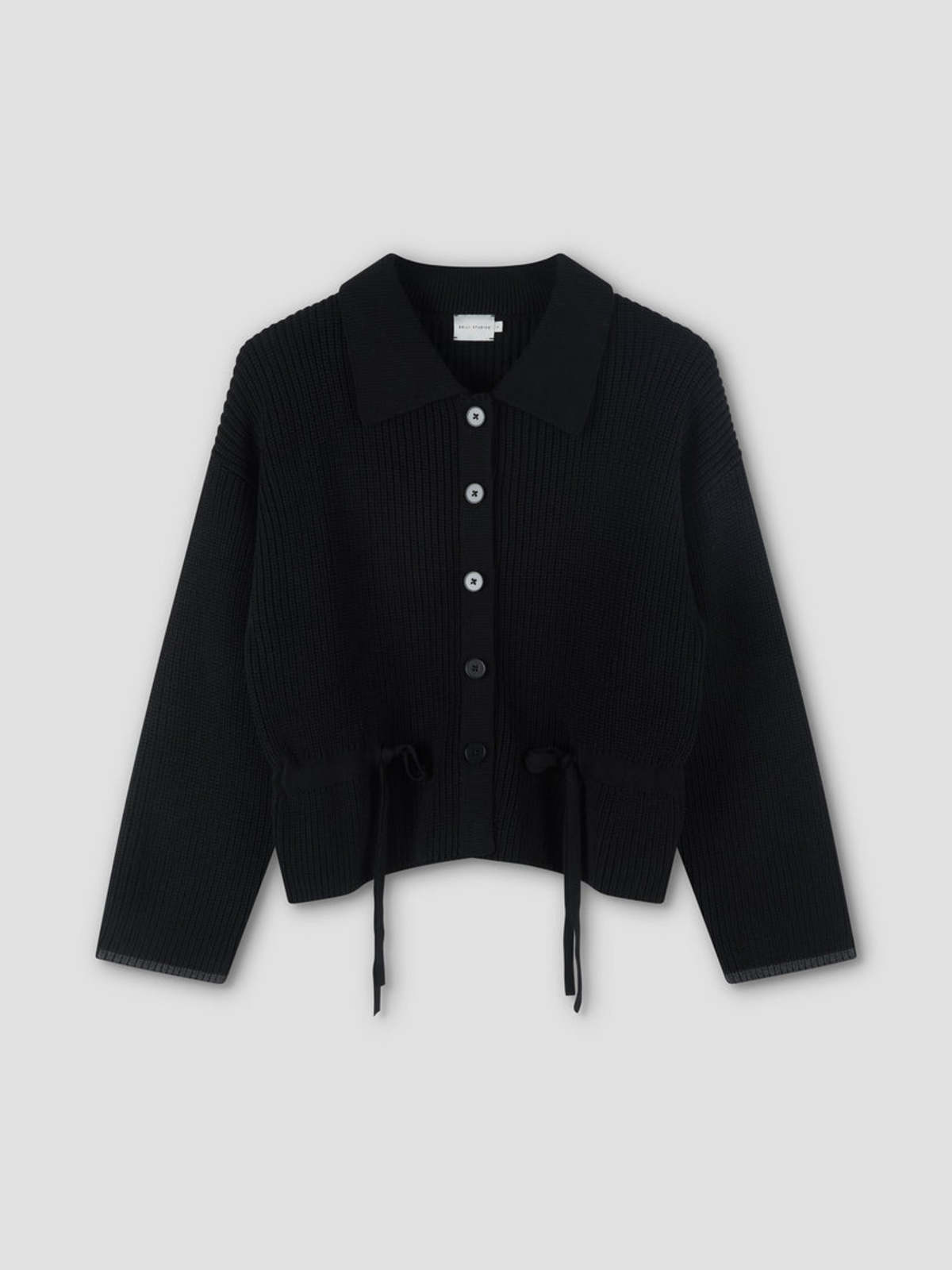 Deiji Studios Black Tie Side Cardigan - Image 1 of 6