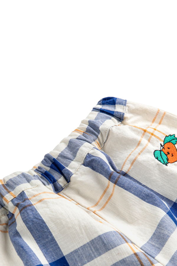 KIDS Bobo Choses Fun Tartan Print Pants - Multicolour