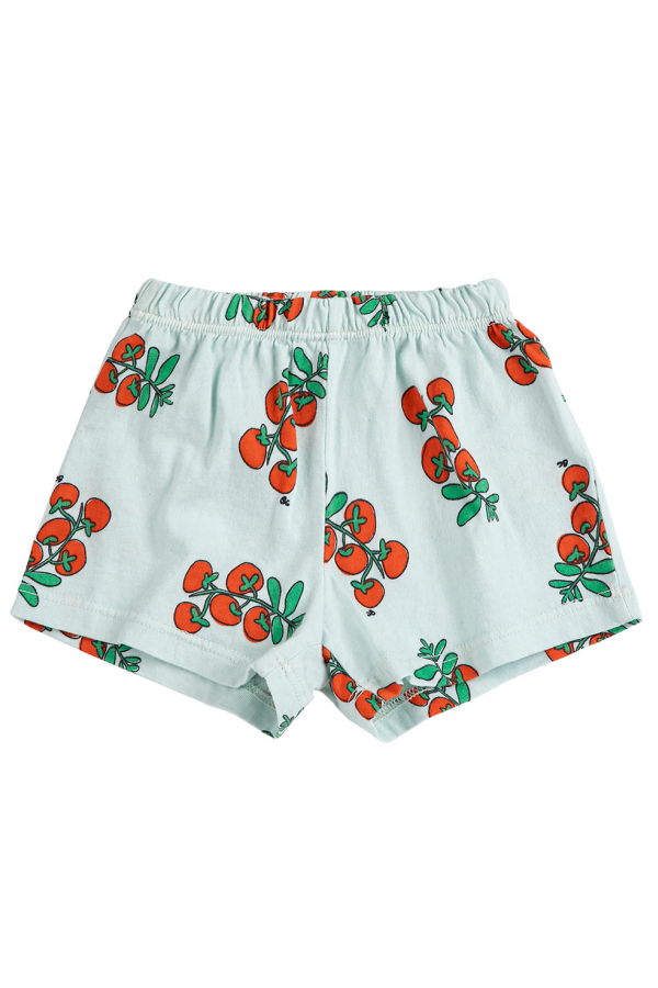 KIDS Bobo Choses Baby All Over Juicy Tomatoes Print Shorts - Blue