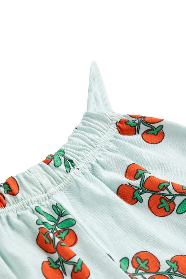 KIDS Bobo Choses Baby All Over Juicy Tomatoes Print Shorts - Blue