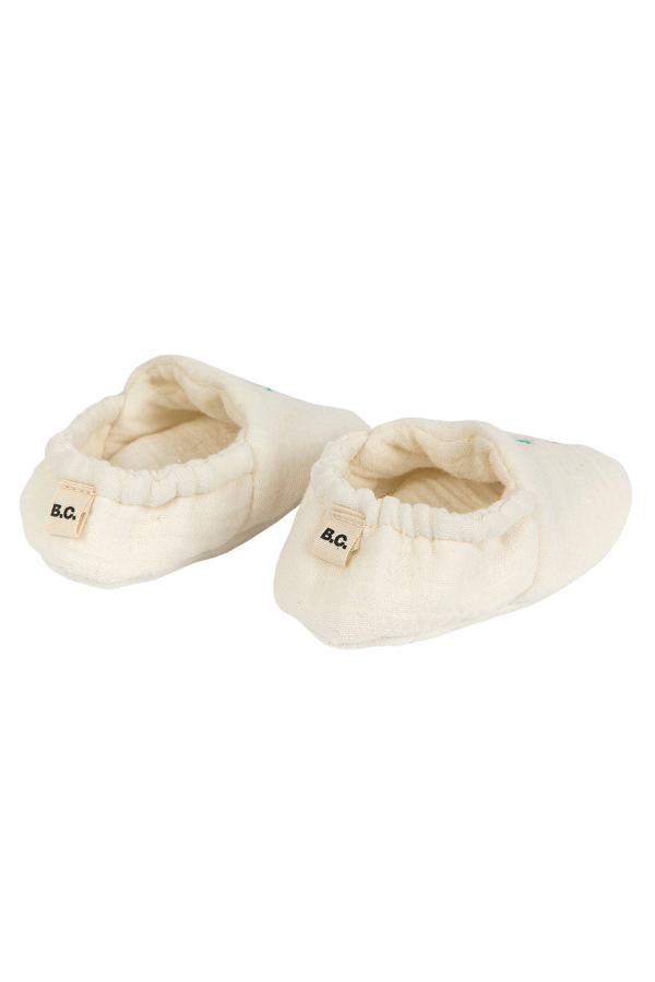 KIDS Bobo Choses Cool Radish Print Baby Slippers - White