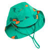 KIDS Bobo Choses Baby All Over Tangerine Print Swim Hat - Green - Thumbnail 1