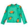 KIDS Bobo Choses Baby Swim Shirt All Over Tangerine Print - Green - Thumbnail 1