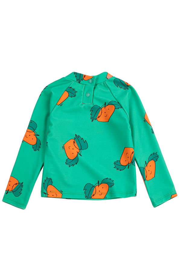 KIDS Bobo Choses Baby Swim Shirt All Over Tangerine Print - Green