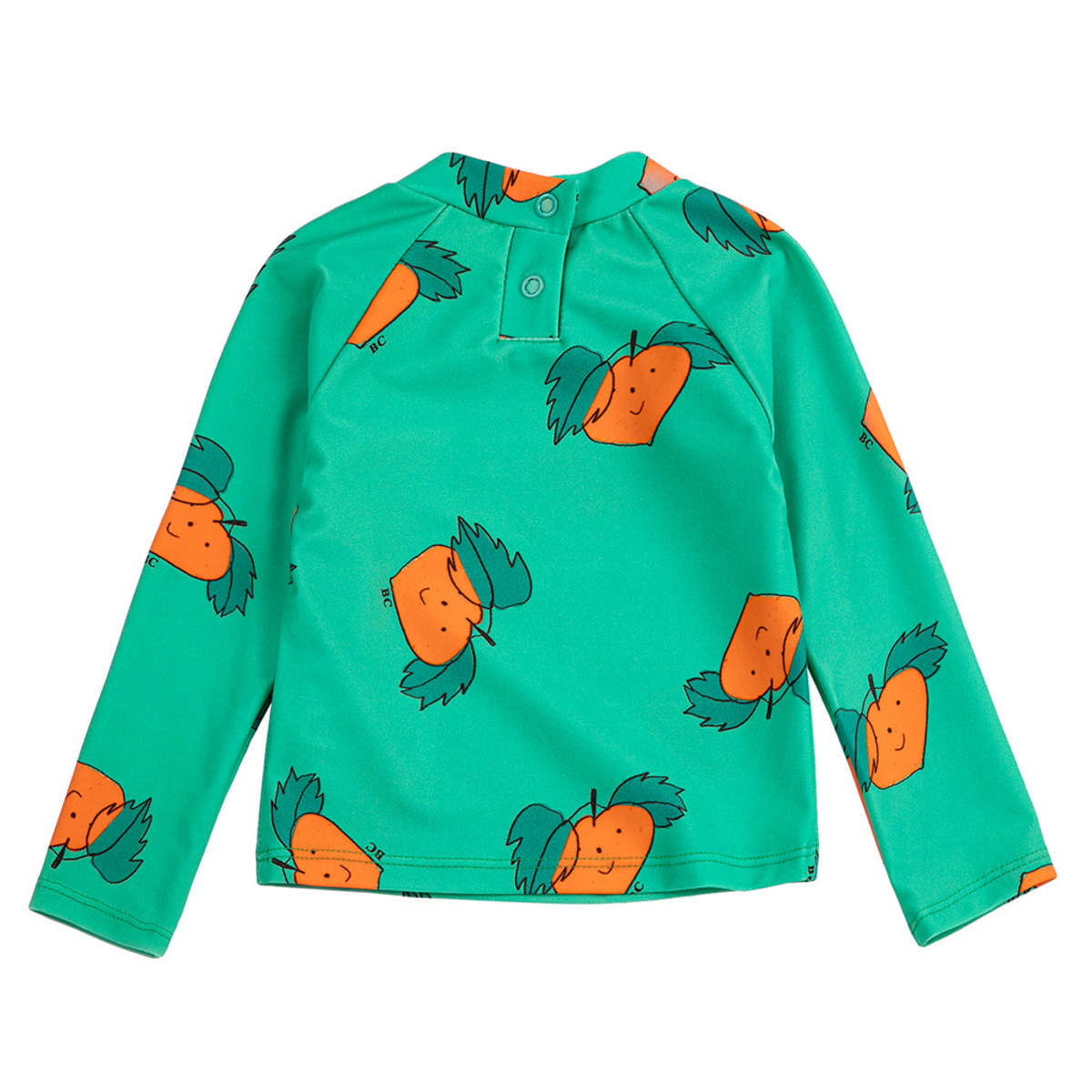KIDS Bobo Choses Baby Swim Shirt All Over Tangerine Print - Green - Image 2 of 4