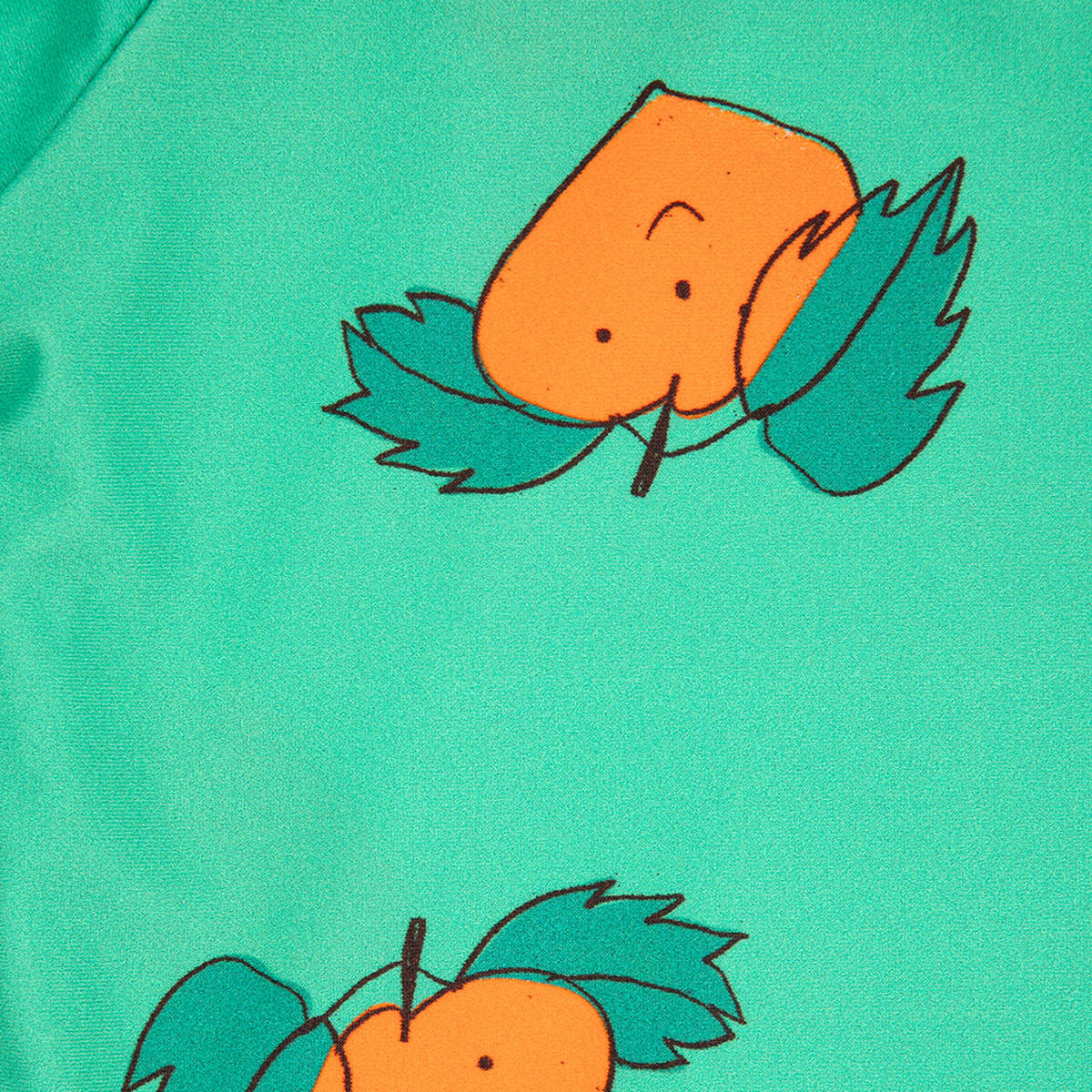 KIDS Bobo Choses Baby Swim Shirt All Over Tangerine Print - Green - Image 3 of 4