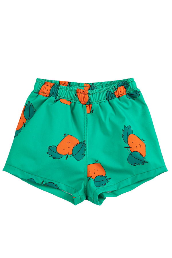 KIDS Bobo Choses Baby Swim Shorts All Over Tangerine Print Swim Shorts - Green