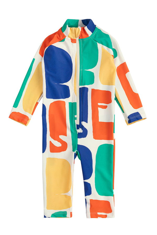 KIDS Bobo Choses All Over Colours Print Swimsuit - Multicolour