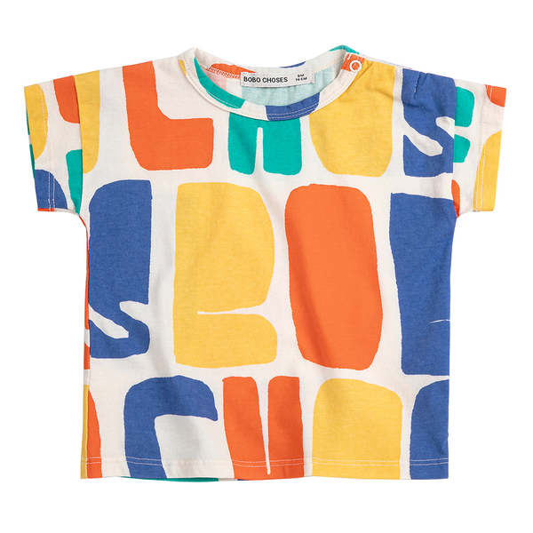KIDS Bobo Choses Baby All Over Colours Print T-Shirt