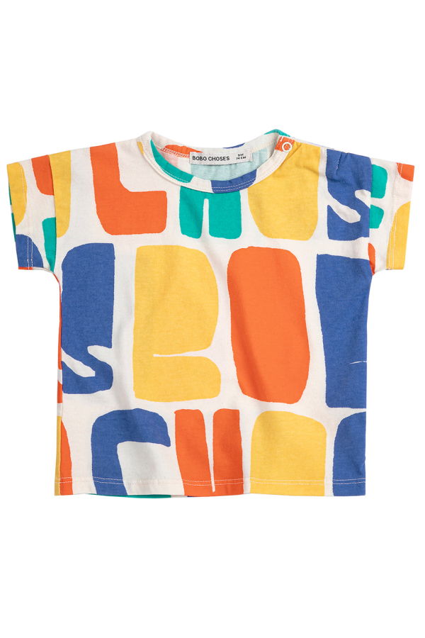 KIDS Bobo Choses Baby All Over Colours Print T-Shirt