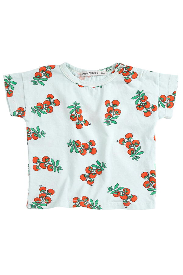 KIDS Bobo Choses All Over Juicy Tomatoes Baby T-Shirt - Blue