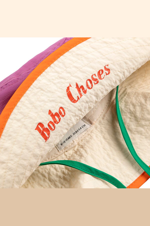 KIDS Bobo Choses Colour Block Bucket Hat - Multicolour