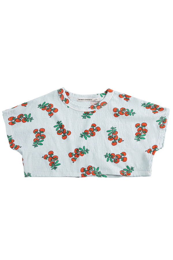 KIDS Bobo Choses Cropped T-Shirt - Blue