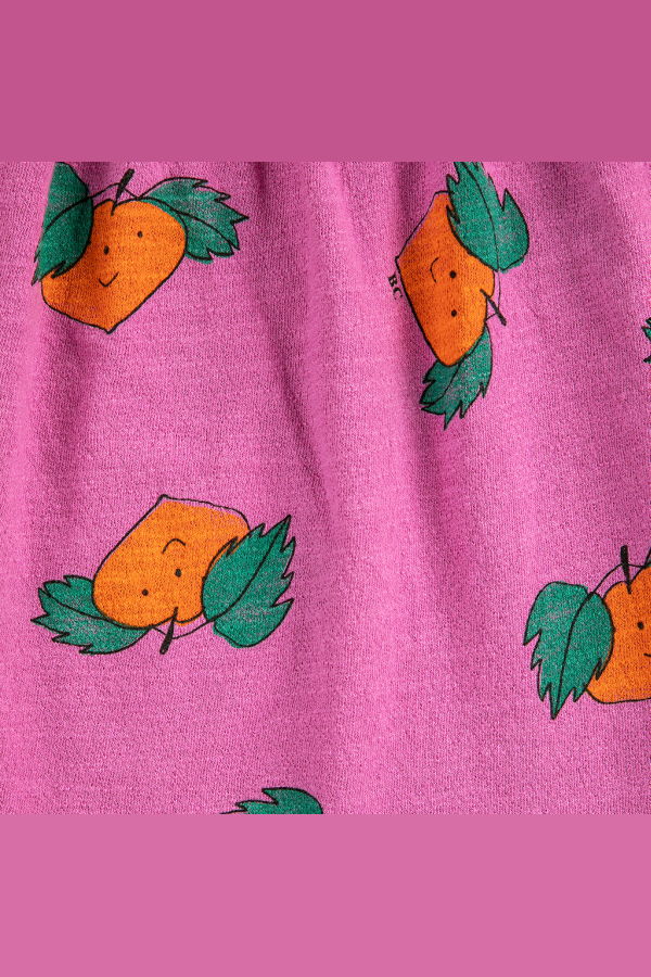 KIDS Bobo Choses All Over Tangerine Print Dress - Purple