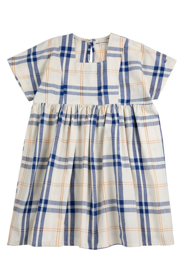 KIDS Bobo Choses Fun Tartan Print Dress - Multicolour