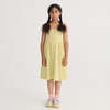 KIDS Bobo Choses Spicy Window Pane Print Dress - Yellow - Thumbnail 3