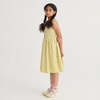 KIDS Bobo Choses Spicy Window Pane Print Dress - Yellow - Thumbnail 4