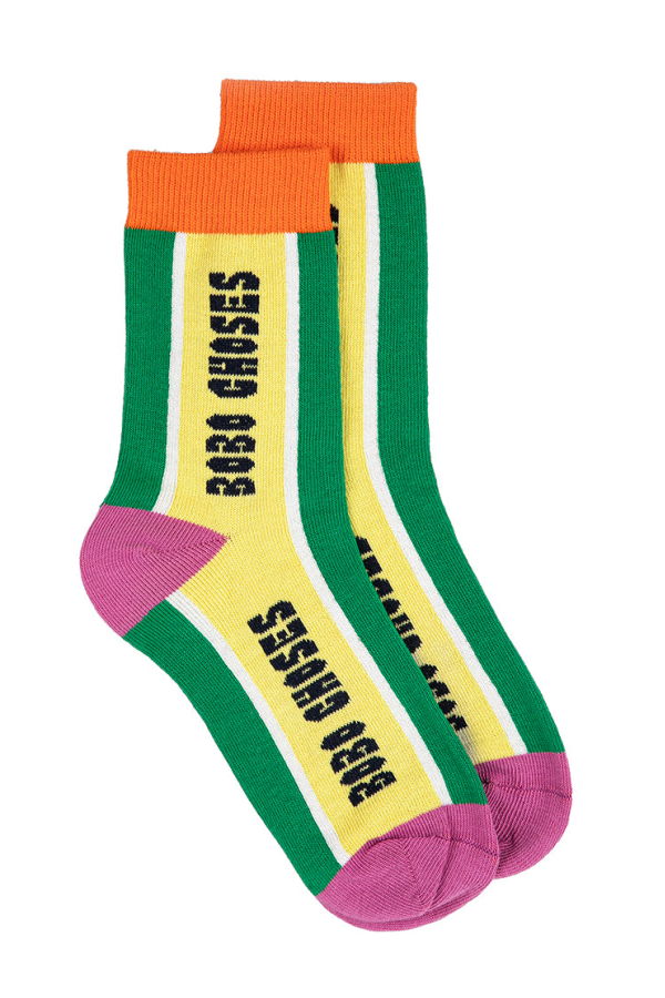 KIDS Bobo Choses Set Of Two Short Socks - Multicolour