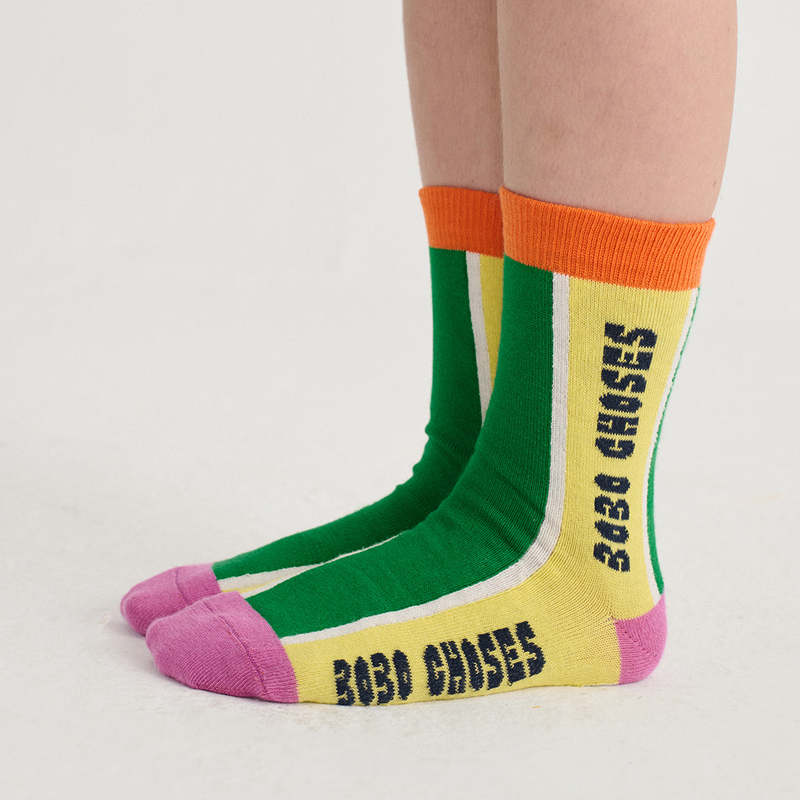 KIDS Bobo Choses Set Of Two Short Socks - Multicolour