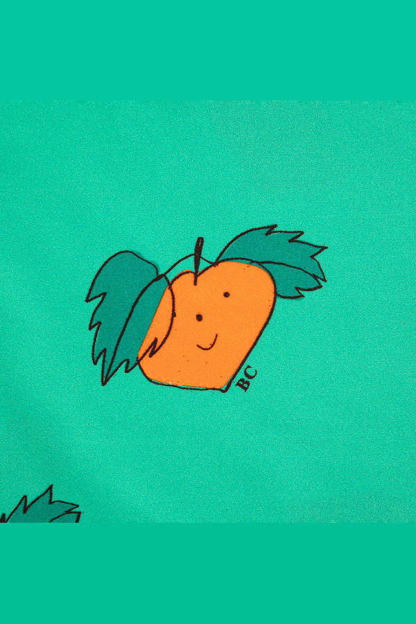 KIDS Bobo Choses Child Swim Shirt All Over Curious Turnip Print Rashguard - Green