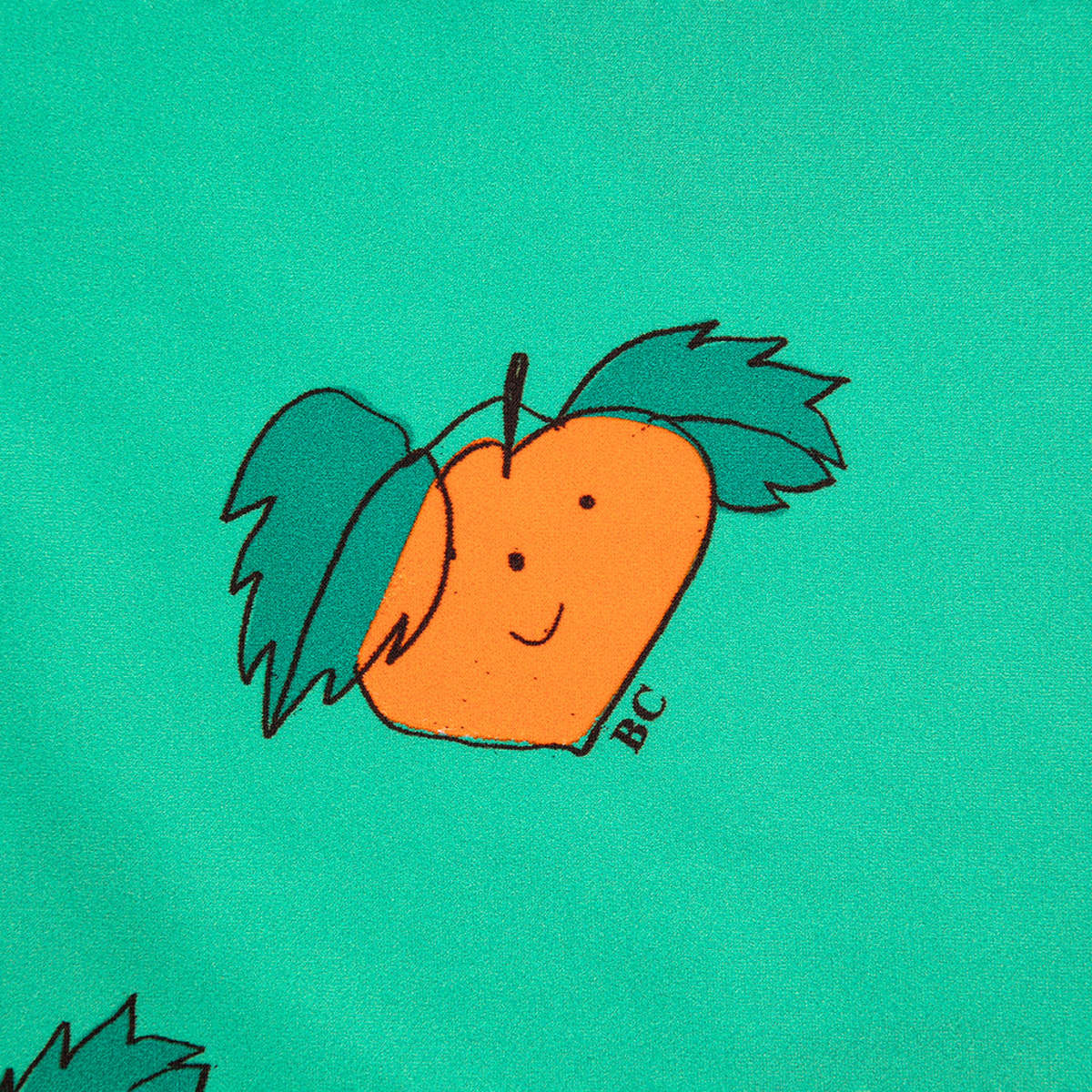 KIDS Bobo Choses Child Swim Shirt All Over Curious Turnip Print Rashguard - Green - Image 2 of 4