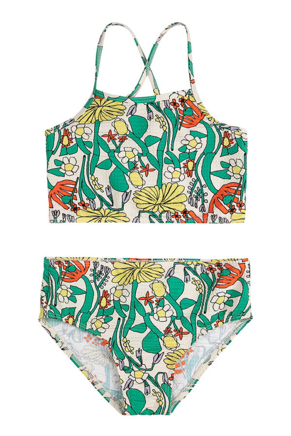KIDS Bobo Choses All Over Herbalist Print Bikini Swimsuit - Multicolour
