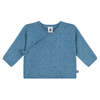 KIDS Petit Bateau Baby Wrap Cardigan - Adriatic Blue - Thumbnail 1