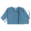 KIDS Petit Bateau Baby Wrap Cardigan - Adriatic Blue - Thumbnail 2