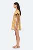Sea NY Copeland Mini Dress - Yellow Plaid - Thumbnail 4