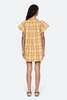 Sea NY Copeland Mini Dress - Yellow Plaid - Thumbnail 6