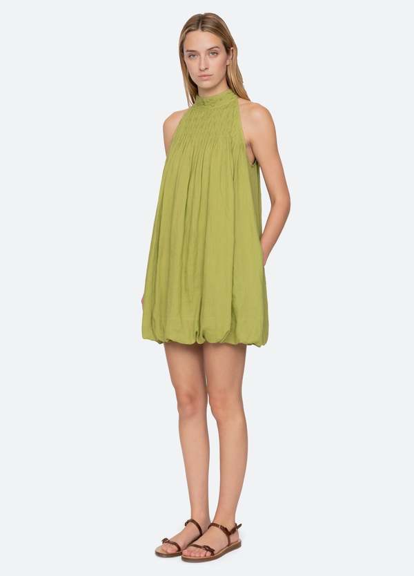 Sea NY Violet Halter Mini Dress