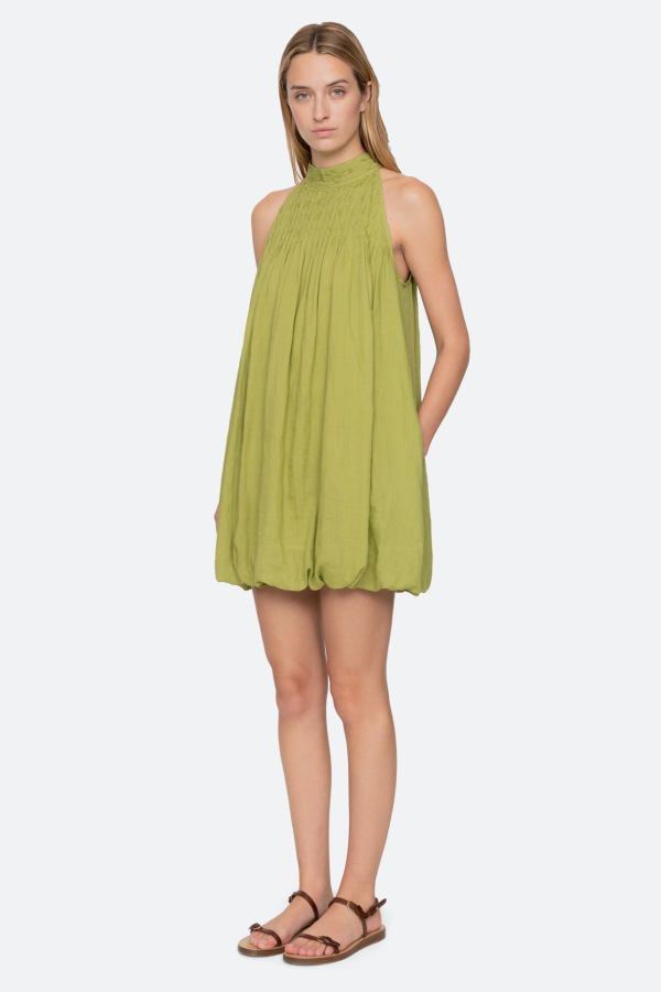 Sea NY Violet Halter Mini Dress