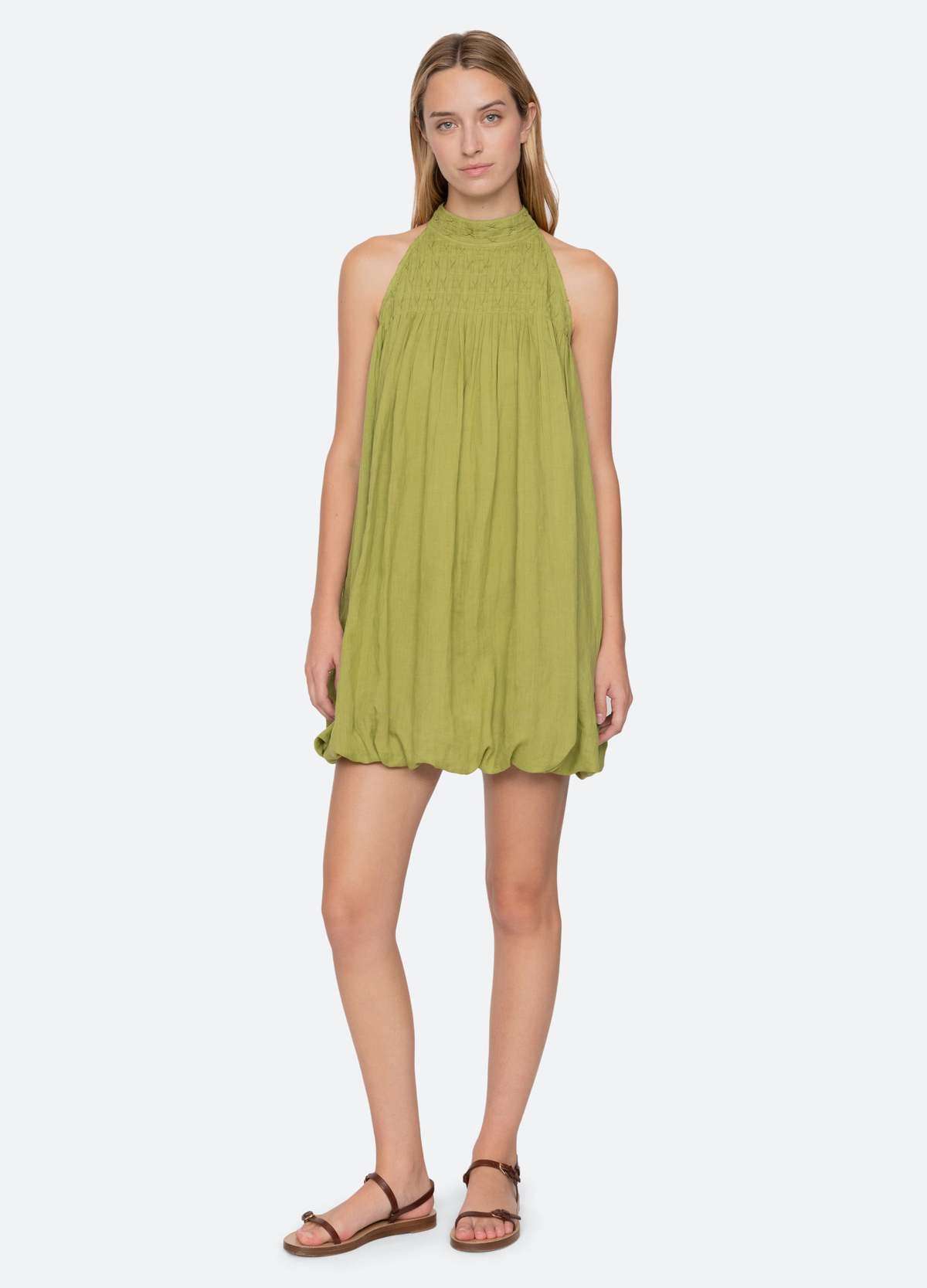 Sea NY Violet Halter Mini Dress - Image 2 of 6