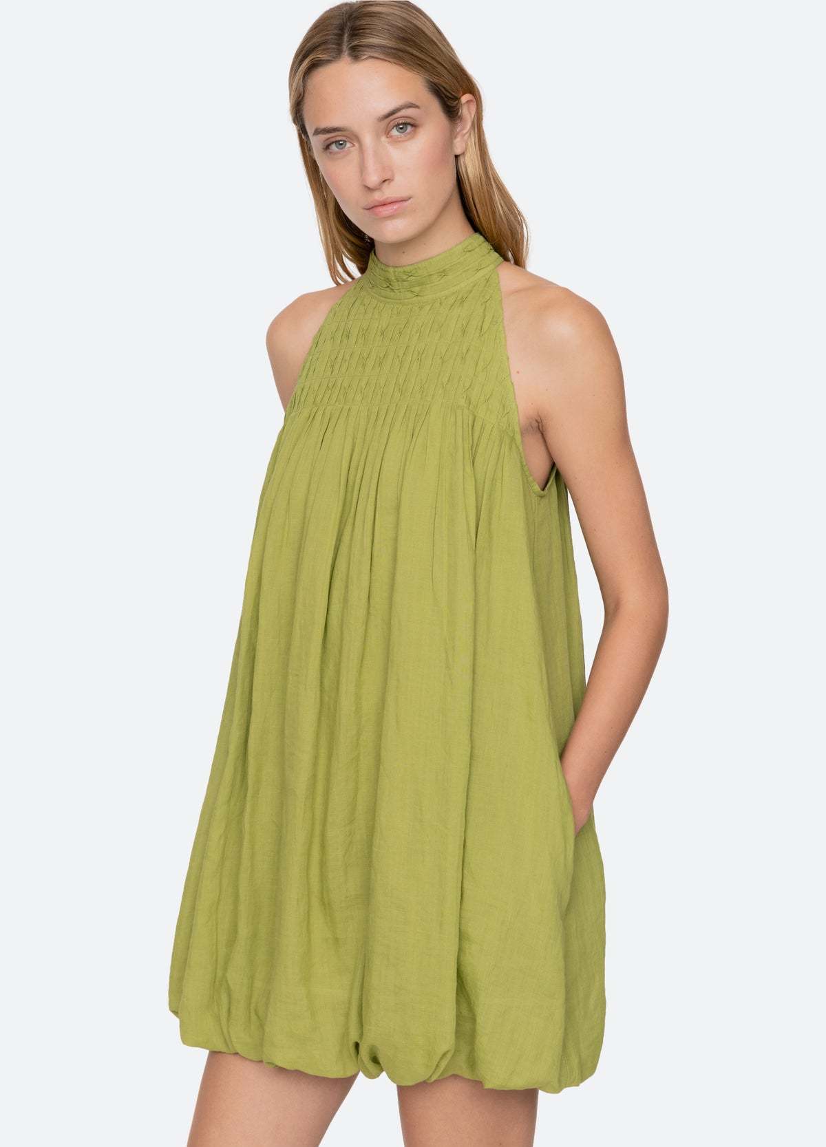 Sea NY Violet Halter Mini Dress - Image 5 of 6