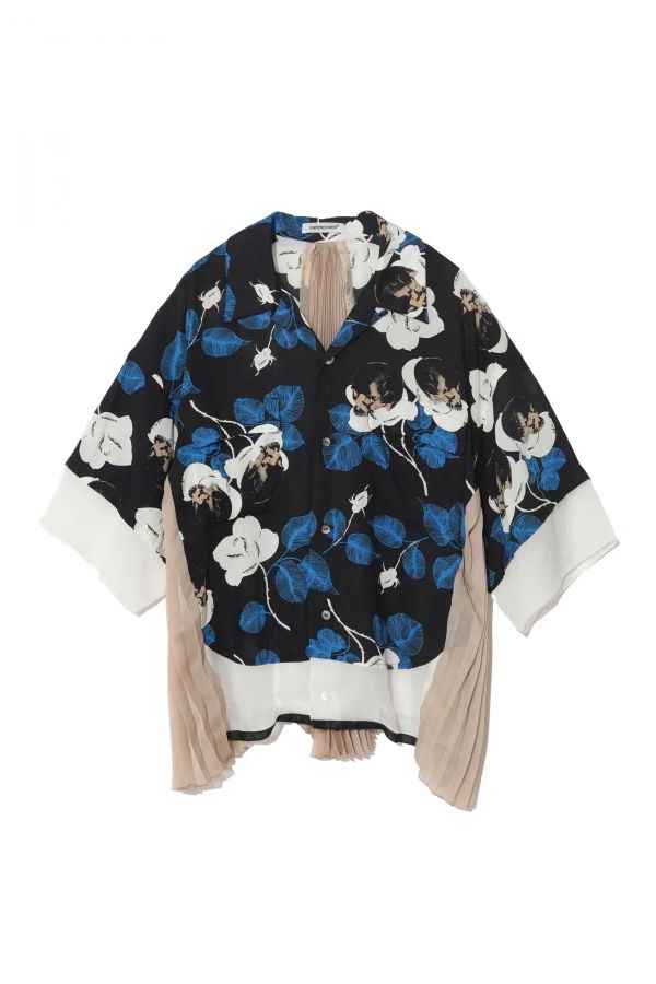 Undercover Rayon All-Over Print Shirt