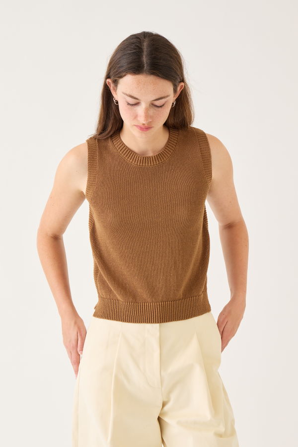 demylee Olympia Cotton Linen Top