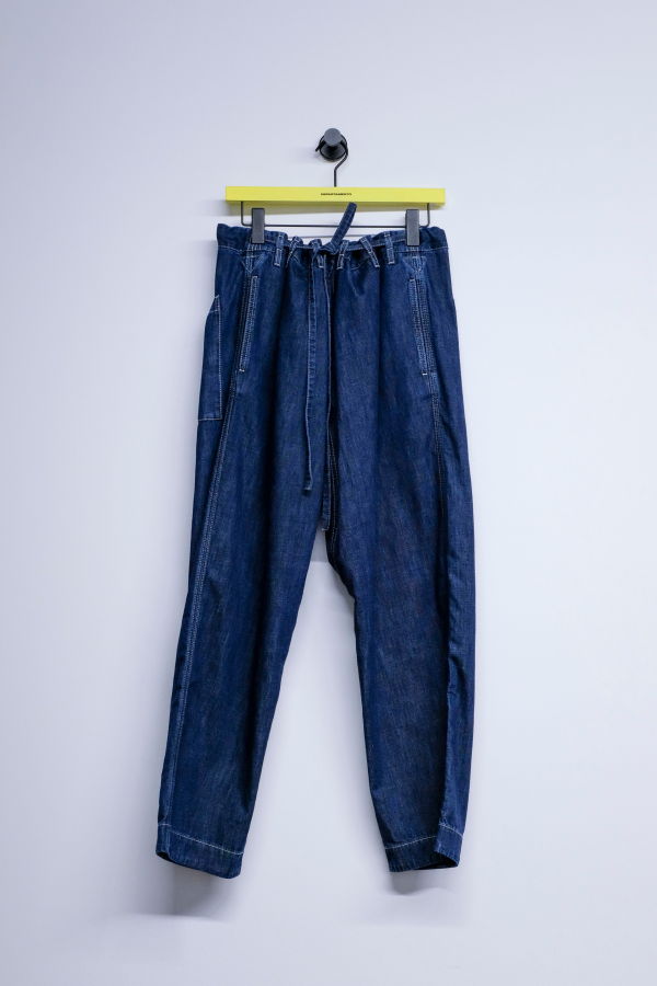 Casey Casey Indigo L Denim Tie Me Up Pant