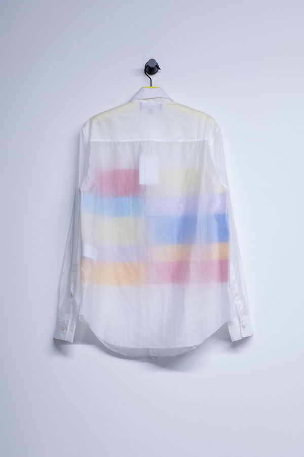 Edward Cuming Air Gauze Collage Heart Throb Shirt