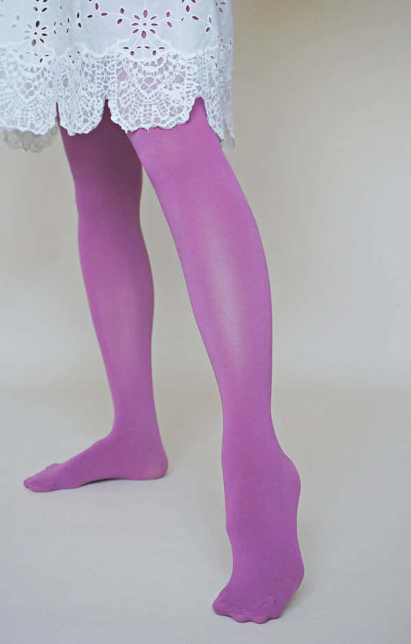 Tabbisocks Antique Rose Tights - Antique Rose