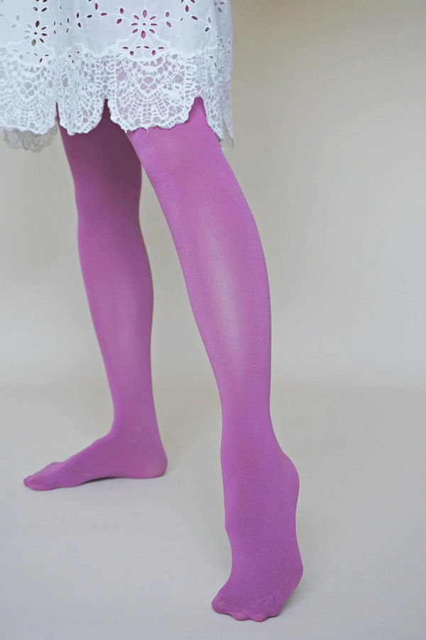 Tabbisocks Antique Rose Tights - Antique Rose